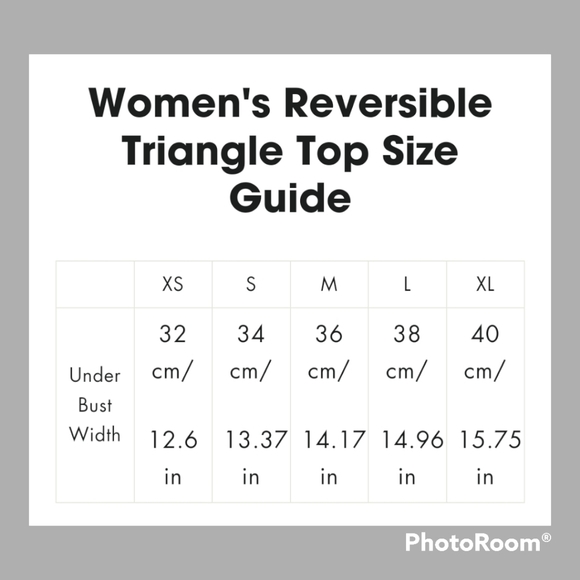 NWOT Wave Life Blossom Blue/Black Reversible Zip Front Bikini Top - Picture 11 of 11